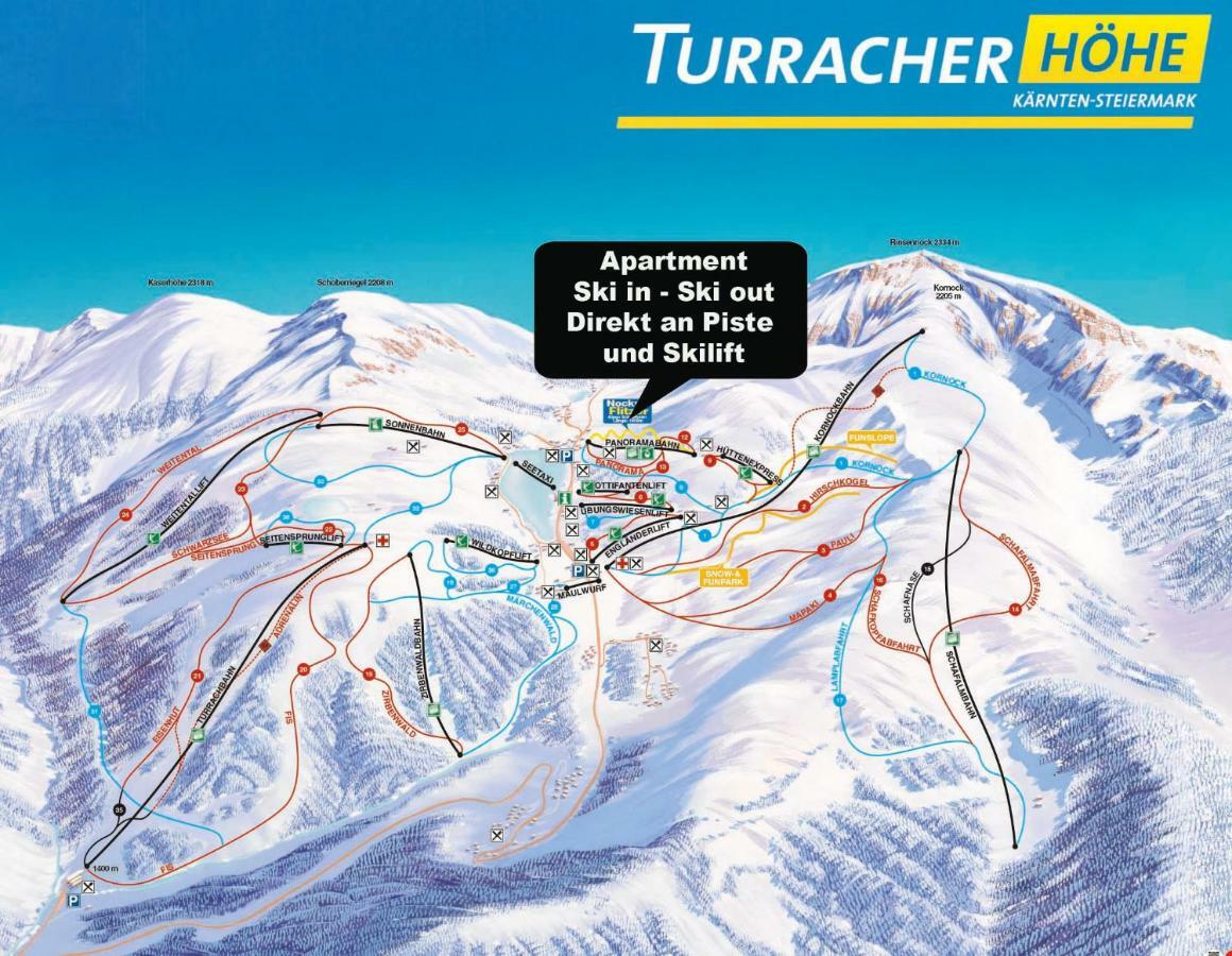 Apartment Ski In - Ski Out Turracher Hohe Exterior foto